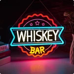 Whiskey Bar Neon Sign For Wall Decor Perfect Home Bars, Pubs & Restaurant.... Fixed Price $40.17.