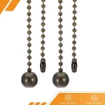 2pcs - 1m 3.3ft Ceiling Fan Pull Chain Beaded Pulls Cord Extender Ball Pendant. Fixed Price $13.92.