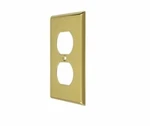 Deltana Swp4752 Double Outlet Plug Plate Solid Brass 8 Finishes. Fixed Price $18.79.