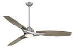 Minka Aire Molino 65" Outdoor Ceiling Fan Burnished Nickel (f742l-bnk). Fixed Price $259.00.