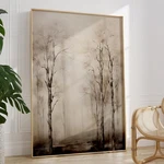 Dthllay Vintage Forest Prints Landscape Canvas Wall Art Neutral Pictu.... Fixed Price $27.68.