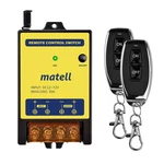 Matell Wireless Remote Control Switch Dc 12v/24v/48v/72v 30a Dry Yellow. Fixed Price $27.46.