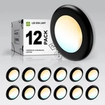 12 Pack Led Disk Lights 6 Inch, 15w 5cct 2700k-5000k 1245lm Cri90+, Dimmable .... Fixed Price $78.88.