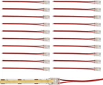 20 Pcs 2 Pin 8mm Solderless Transparent Led Strip Connector To Wire For 12. Fixed Price $22.99.