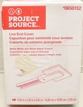 0650152 Project Source Live End Cover Includes Matte White & Black Covers. Fixed Price $5.99.