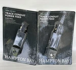 2 Pack Hampton Bay Track Conduit Power Feed Black Finish 2400 Watts 1004 612 911. Fixed Price $19.99.