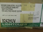 Nib. Lightolier Recessed Downlighting 8 3/4", 120/277v, Cat# 8242huv ... Uk-207. Fixed Price $125.99.