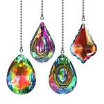 4 Pieces Crystal Ceiling Fan Pull Chain Rainbow Maker Extension Wi.... Fixed Price $18.54.