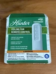 Hunter Ceiling Fan Remote Control Model 99392 Indoor Outdoor New Open Box. Fixed Price $17.99.