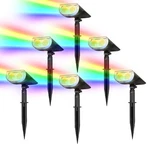 Linkind Solar Lights Outdoor Starrays, Color Changing Spot Lights, Ip67.... Fixed Price $112.39.