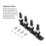Deegooly Uf620 Ignition Coils Pack & Iridium Spark Plugs Compatible With 3914. Fixed Price $50.00.