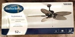 Harbor Breeze Tilghman Ii 52" Aged Bronze Brown Ceiling Fan W/light 5 Blades New. Fixed Price $99.99.