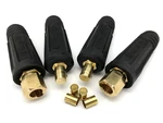Kingq Welding Lead Cable Joint Quick 200amp-300amp (#4-#1) 35-50 Sq-mm 2-set. Fixed Price $26.05.
