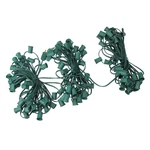 Northlight 100' Commercial C9 Christmas Light Socket Set - Green Wire. Fixed Price $75.59.