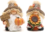 Hodao 2pcs Thanksgiving Pumpkin Gnomes Decorations Handmade Swedish Tomte Elf Fo. Fixed Price $28.43.