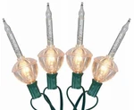 Traditional Bubble Lite Set With Silver Glitter, 7 Lights, 6 Ft. - V28075-88. Fixed Price $34.97.