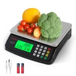 Knswe Large Kitchen Scale Black 40kg/88lb Commercial Food Scales Digital Weig.... Fixed Price $43.55.