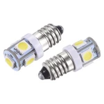 Meccanixity E10 Screw Base Led Bulbs 5-5050 Dc 12v 1w Mini Lights White. Fixed Price $15.21.