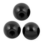 Uxcell 3pcs Black Plastic Round Handle Ball Knob M12 Threaded 40mm Dia.... Fixed Price $16.40.
