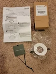 Entra En3rlb-ow 3 Inch Round Flanged Trim No Lens White - New. Fixed Price $19.99.