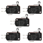 Heschen Micro Switch, V-165-1c25, Spdt, Short Roller Lever, 16a 250vac, Red. Fixed Price $10.19.