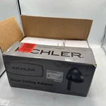 Kichler Slope Ceiling Adapter 6" Brushed Nickel 337005ni 60 Degree Stabili. Fixed Price $68.95.