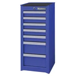 Westward 32h866 Side Cabinet, 7-drawers, Powder Coated Blue, 15.5" W X. Fixed Price $616.99.