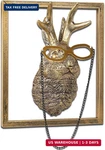 Newinhome Animal Heads Wall Decor (includes Metal Frame) Resin Animals Sculpture. Fixed Price $46.97.