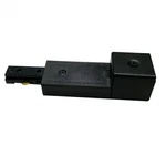 2400-watt Black Single Circuit Linear Track Conduit Power Feed Lighting Co. Fixed Price $11.63.