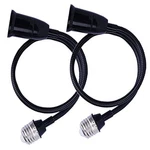 E26/e27 Light Socket Extender Adapter, 58cm/22.5 Inch Extension165 Heat Black. Fixed Price $21.17.