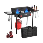 Bestfire 2 Burner Camping Stove With Windscreen& Side Shelves, Bag, Auto Igni.... Fixed Price $111.92.