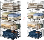 4-tier Stackable Closet Organizers And Storage 15.7"w X 11.8"d 34.6"h. Fixed Price $56.64.