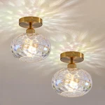 Luafac Vintage Glass Flush Mount Ceiling Light - 2 Pack7.9 Inch Rainbow. Fixed Price $128.72.