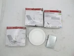 3 Pack Satco 6" Led Direct Wire Edge-lit Downlight With Remote Driver S11827r1. Fixed Price $63.72.