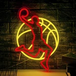 Mvorixa Basketball Neon Sign For Wall Decor Dimmable Slam Dunk Led Light. Fixed Price $55.39.
