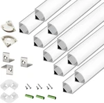 10-pack 3.3ft 1meter V Shape Led Strip Aluminum Channel Diffuser Silver. Fixed Price $40.06.