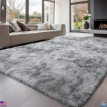Fluffy Sour Lemon 8x10 Area Rug, Soft Shaggy Carpet, Machine Washable, Anti-slip. Fixed Price $134.21.