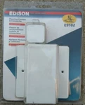 Edison E9102 Track Lighting Floating Canopy And Connector White - New, Sealed. Fixed Price $19.35.