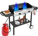 Bestfire 2 Burner Propane Stove Outdoor Camping Gas Stoves 150,000 Btu Auto Igni. Fixed Price $155.84.