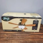 Rare Hunter 20582 The Stratford Ii 44" Brown Bronze Ceiling Fan New Open Box. Fixed Price $199.99.
