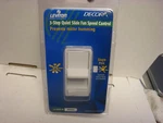 Leviton Sureslide 6629-w Quiet Slide Fan Control / Dimmer White. Fixed Price $26.99.