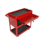 3 Tier Rolling Tool Cart 400lb Heavy Duty Mechanic W/ Lockable Wheels. Fixed Price $73.99.