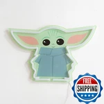 Idea Nuova Star Wars The Mandalorian Featuring Child Led Neon Figural. Fixed Price $37.63.