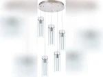 Lmqnine 5 Light Modern Kitchen Island Pendant W Bubble Crystal Black New. Fixed Price $100.00.
