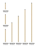 Hinkley Lighting 990060f 60"l Downrod For Ceiling Fans - Brass. Fixed Price $89.00.