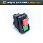 Powertec 71355 Magnetic On-off Switch 110v Color Coded Push Button. Fixed Price $13.49.