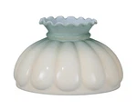 B&p Lamp 9 7/8" Shade, Melon, Hunter Green/cream Tint. Fixed Price $178.55.