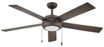 Hinkley Lighting 904060f-lia Croft 60" 5 Smart Blade Led Indoor - Bronze. Fixed Price $319.00.