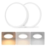 Delipop 2 Pack 12 Inch Ceiling Light, 24w Dimmable & 3000k-4500k-6000k 3 Color S. Fixed Price $70.13.