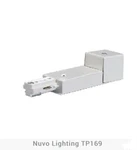 Nuvo Lighting Tp169 White Conduit Live End For Track. Fixed Price $9.99.